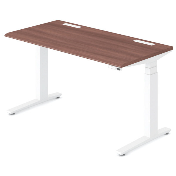 オカムラ スイフト スタンディングデスク 上下昇降式 平机 ネオウッド