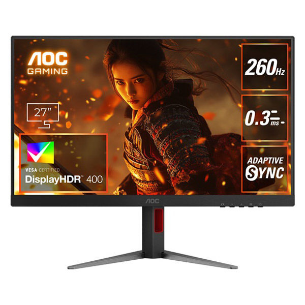 AOC ゲーミング液晶モニター(27インチ/フルHD/165Hz/応答速度1ms