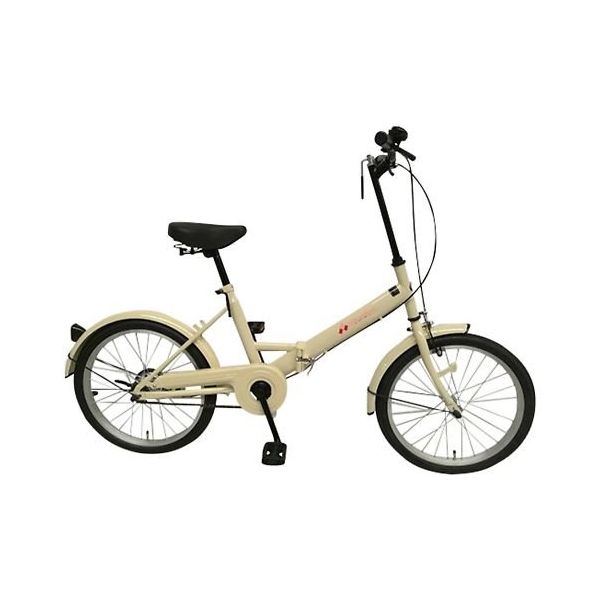 美和商事 折りたたみ自転車(リズム20) アイボリー RH200BKND-IV6 1台 7