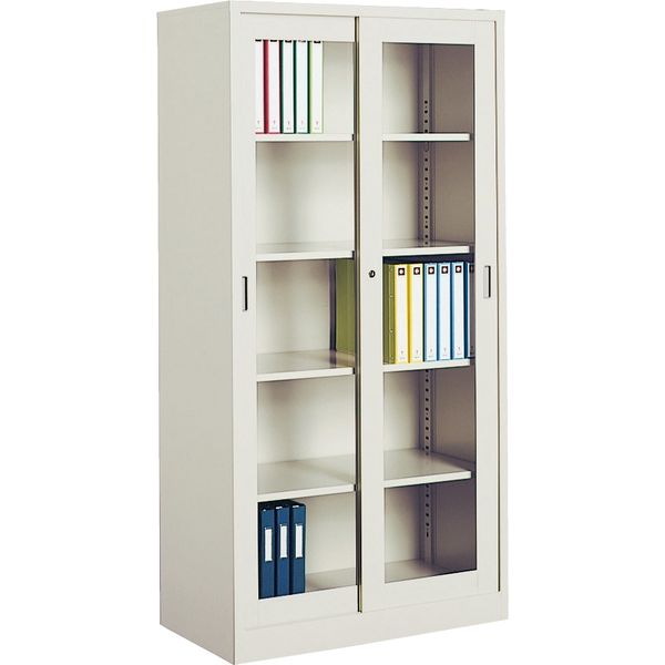 組立設置込】コクヨ 保管庫 ガラス扉書庫 浅型 下置き用 幅880×奥行515