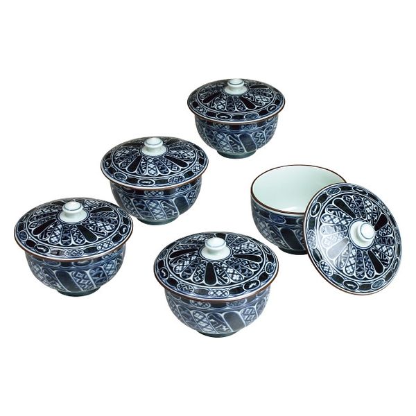 西日本陶器 波佐見焼 染付祥瑞 汲出5客揃 1箱（直送品） - アスクル