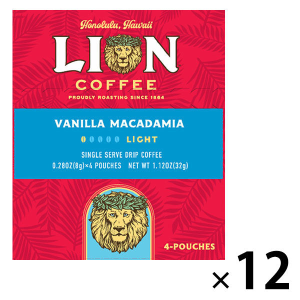 ドリップコーヒー】ライオンコーヒー バニラマカダミア ドリップバッグ
