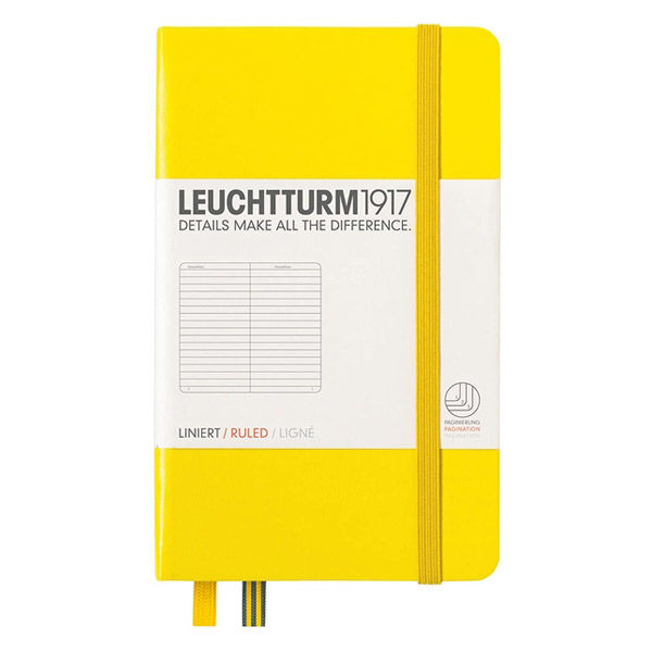 LEUCHTTURM1917 ロイヒトトゥルム 344794 ノート A6 横罫 レモン