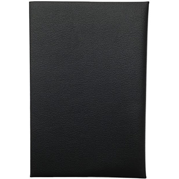 TTC 皮革調ブックカバーNo.10 A5 スリム変形 黒 324010 1個（直送品