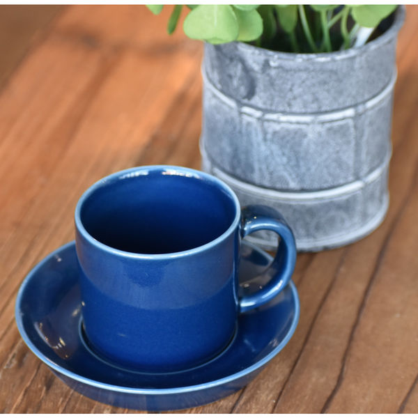 西海陶器 波佐見焼 コモン デミタスC&S 青 18290 1個（直送品） - アスクル