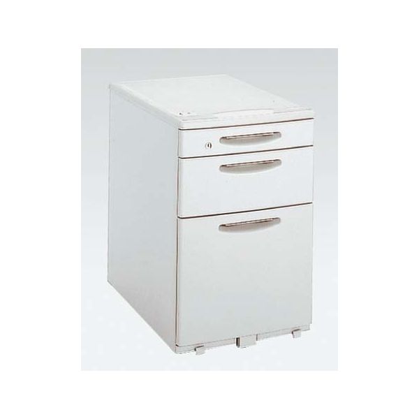 オカムラ SDワゴン3段B4ファイル引出し ライトグレー 394幅×580奥行