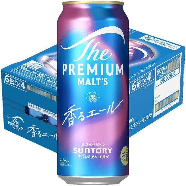サントリー プレミアムビール プレミアムモルツ 香るエール 500ml 24缶