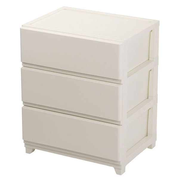 JEJアステージ デコニーシーヴォワイド3段 ホワイト 1台 - アスクル