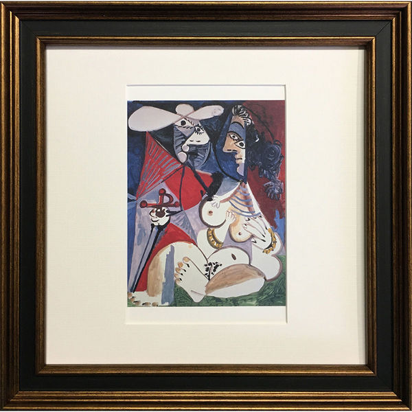 額装品/インテリア/Malaga Dos modelos パブロピカソ/ポスター 額装品