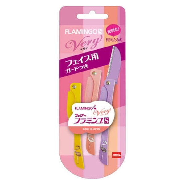 フェザー安全剃刀 フラミンゴS ベリィ (フェイス用) 4902470170282 1