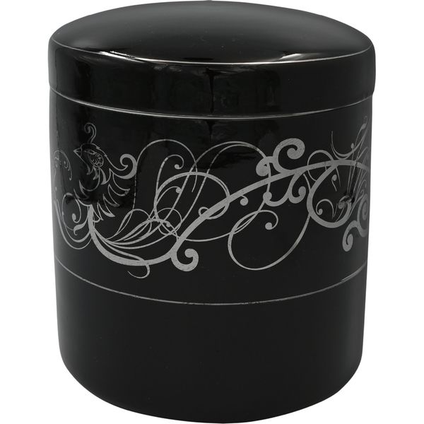 エスケー 骨壷 プラチナブラック 4寸 04000 1個（直送品） - アスクル