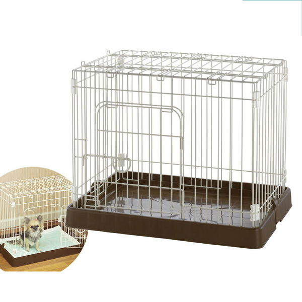 Richell（リッチェル） ペット用 コンパクトケージ ブラウン 犬 ゲージ