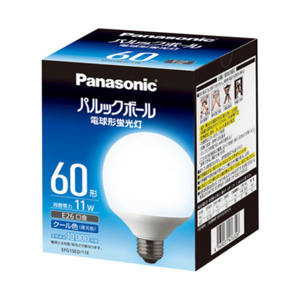 パナソニック パルックボールG形60W昼光色 EFG15ED11E（直送品