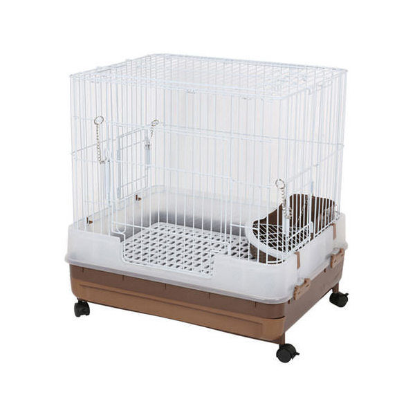 Amazon | Bonarca 小動物 ケージ うさぎ 【前扉＆天井扉の2扉タイプ