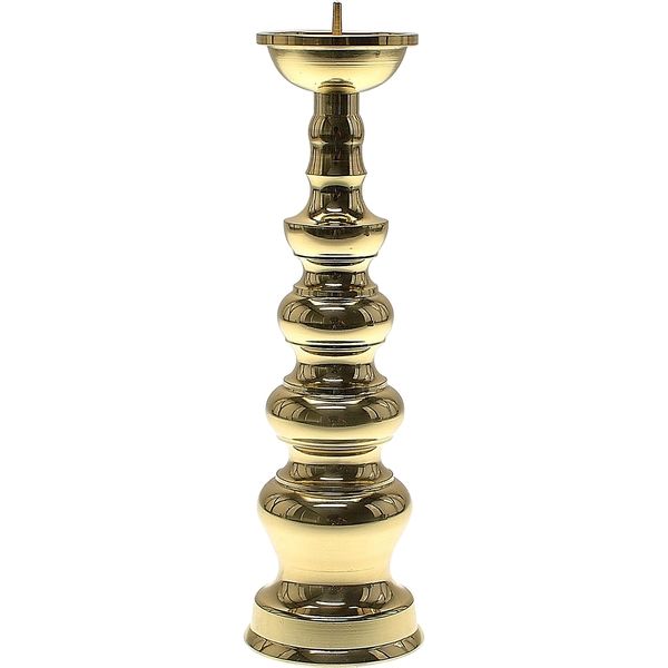 明治期 銅製唐銅燭台(一対) 共箱 仏具 行灯 蝋燭立て 和室照明 寺院