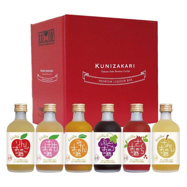 國盛 フルリア 果実のお酒 飲み比べ セット 300ml 1セット（6種×各1本