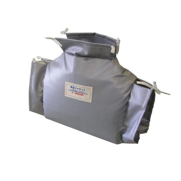 ヤガミ 保温ジャケット グローブバルブ用 JIS10K 80A 10870-08 1個