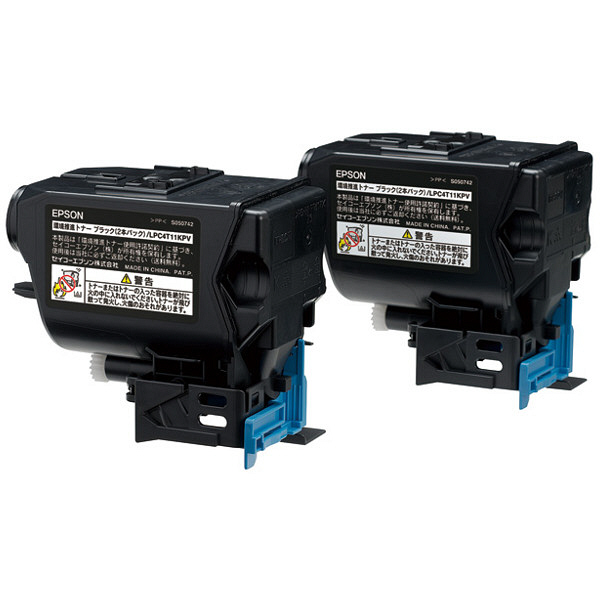 エプソン（EPSON） 純正トナー 環境推進トナー LPC4T11KPV ブラック 1