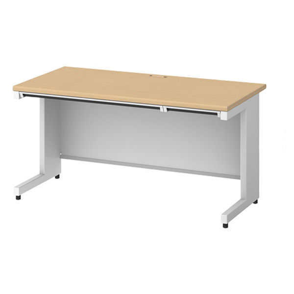 プラス スチールOAデスク フラットライン 平机 引出し付き 天板