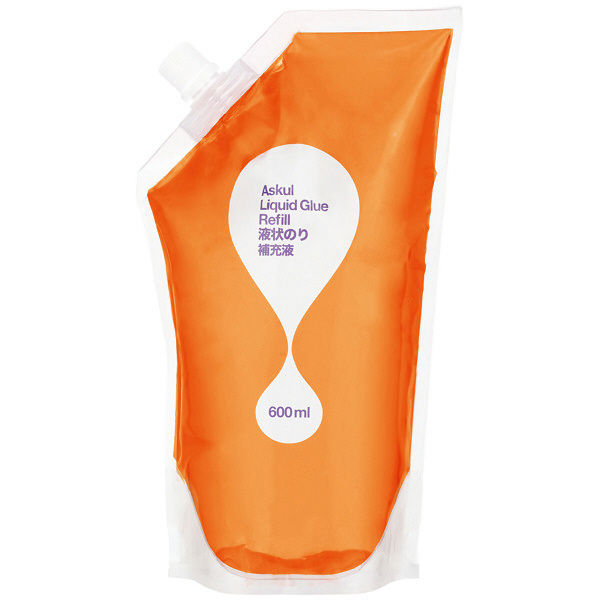 アスクル 液状のり 補充液 600ml オリジナル - アスクル