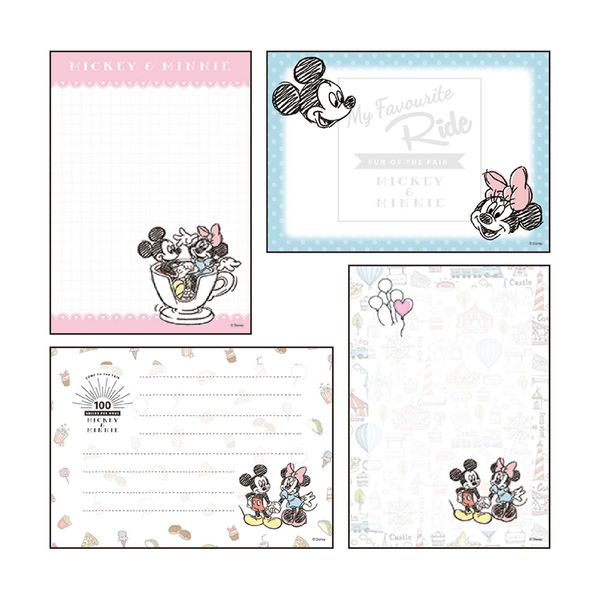 サンスター文具 メモ帳 キャラパレ A6 ディズニー アソート