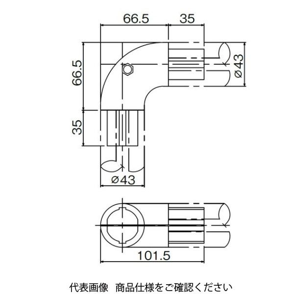 TMEHジャパン TMEH アルミジョイント インナータイプ BA-490 1セット(1