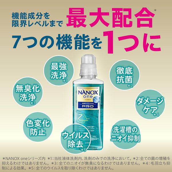 ナノックス ワン（NANOX one）PRO プロ 本体 380g 1個 洗濯 洗剤