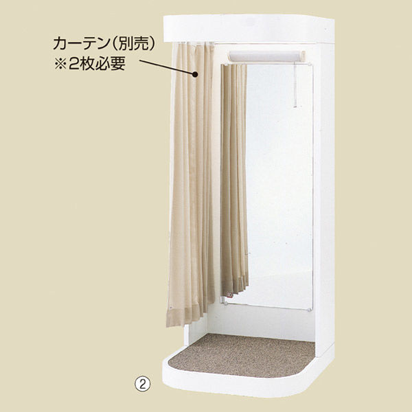 車上渡し】ストア・エキスプレス 木製フィッティングルーム ラウンド