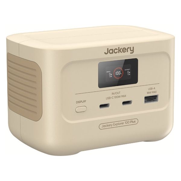 Jackery ポータブル電源 100Plus サンドゴールド JE-100A-SJ 1台