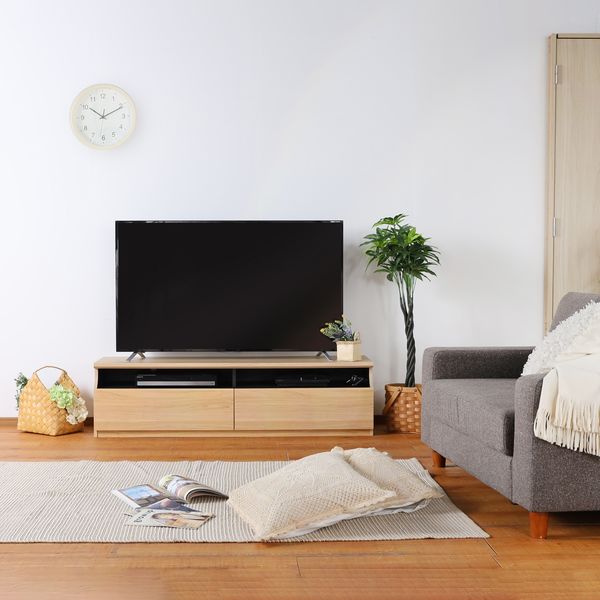 白井産業 テレビ台 大型テレビ 65V対応 幅1482×奥行424×高さ393mm