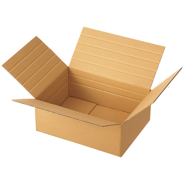 底面A4】 容量可変ダンボール（浅型タイプ） A4×高さ132～72mm 1梱包