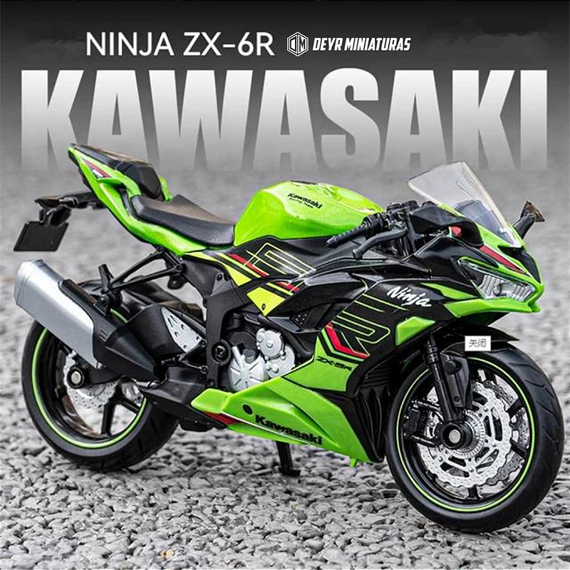 Miniatura Kawasaki Ninja ZX-6R 2023 RMZ City 1:12 - Miniaturas de