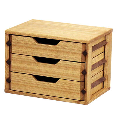 ☆オーダー可☆A4丸穴7段小引き出し②/無垢材☆木製書類ケース カントリー