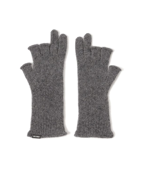 BEAMS（ビームス）カシミヤ フィンガーレス グローブ（ファッション