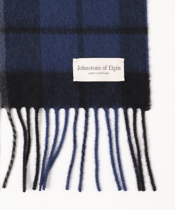 BEAMS F（ビームスF）Johnstons of Elgin / カシミヤ タータンチェック