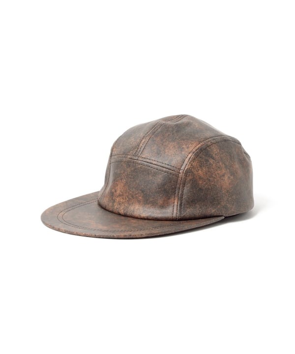 BEAMS PLUS（ビームス プラス）5 Panel Long Bill Aged Fake Leather