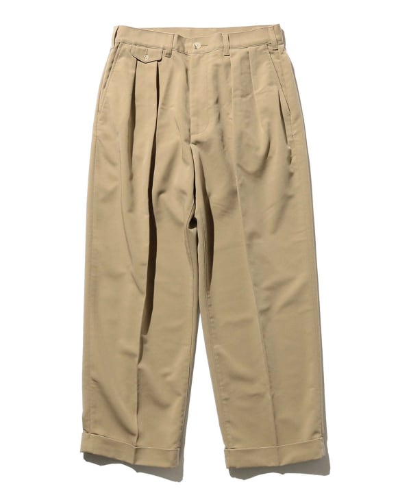 BEAMS PLUS（ビームス プラス）2 Pleats Trousers PE Twill（パンツ