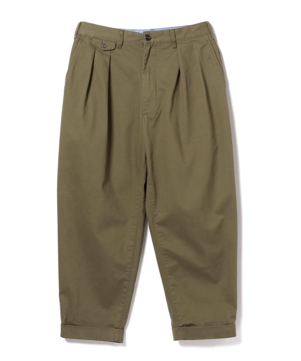 BEAMS PLUS（ビームス プラス）2 Pleats Tapered Twill（パンツ
