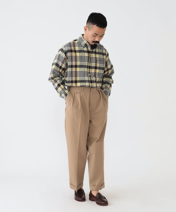 BEAMS PLUS（ビームス プラス）2 Pleats Trousers Twill（パンツ