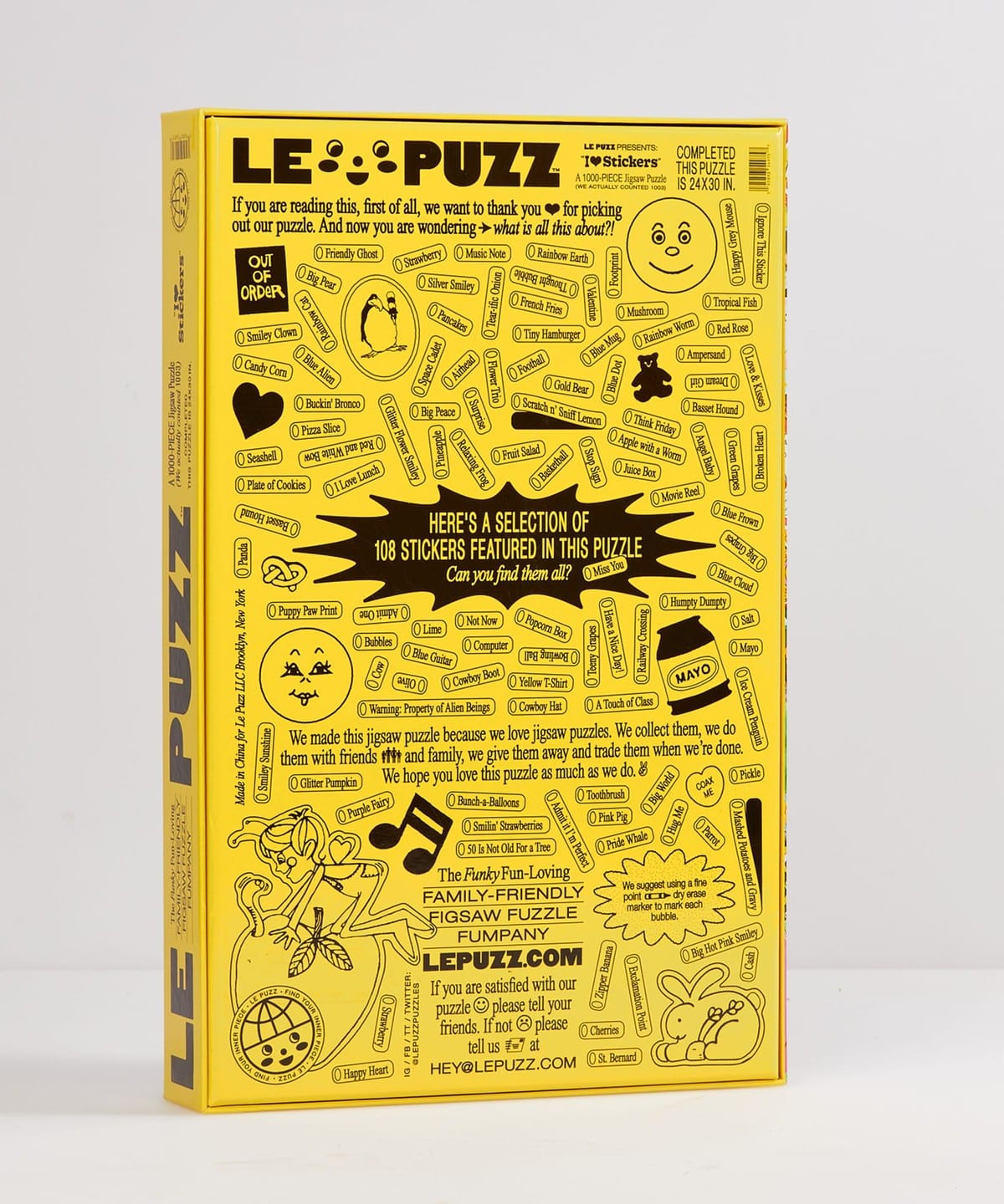 bPr BEAMS（bPrビームス）Le PUZZ / ジグソーパズル 1000ピース（雑貨