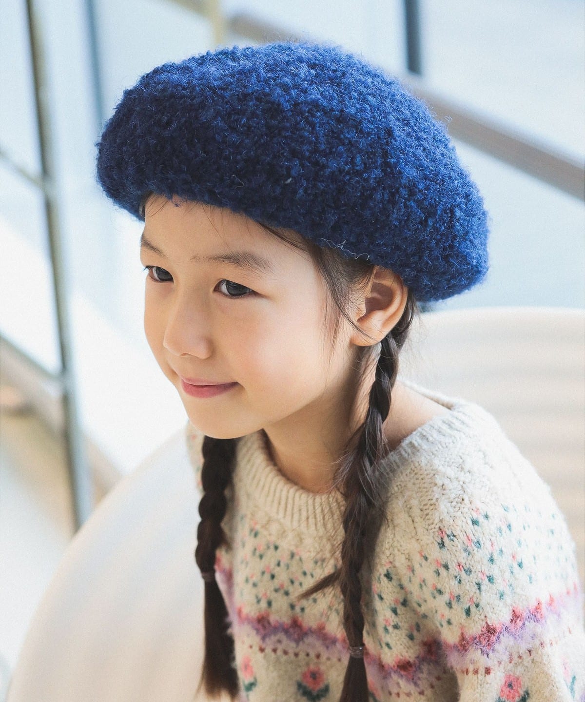 BEAMS mini（ビームス ミニ）シープ ベレー帽（帽子 ハンチング