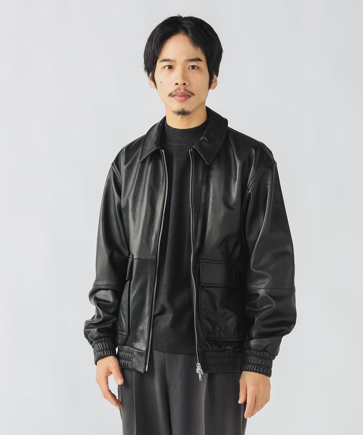 BEAMS HEART（ビームス ハート）【1/29再値下げ】レザー ブルゾン