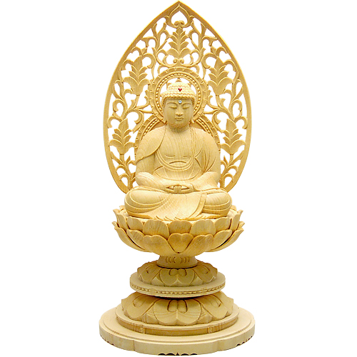 座阿弥陀如来（天台宗）白木製 | 仏壇・仏具 滝田商店