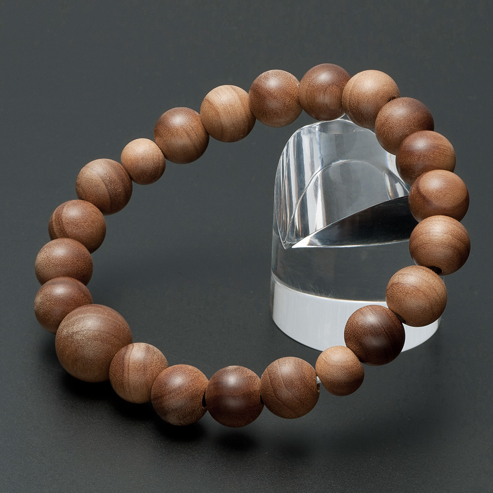 特選腕輪念珠 木玉ブレスレット インド白檀 10mm玉(尺六玉) | 滝田商店