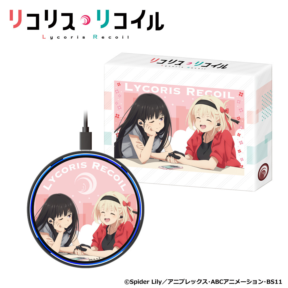 新品 リコリス・リコイル ワイヤレスイヤホン・ワイヤレス充電器