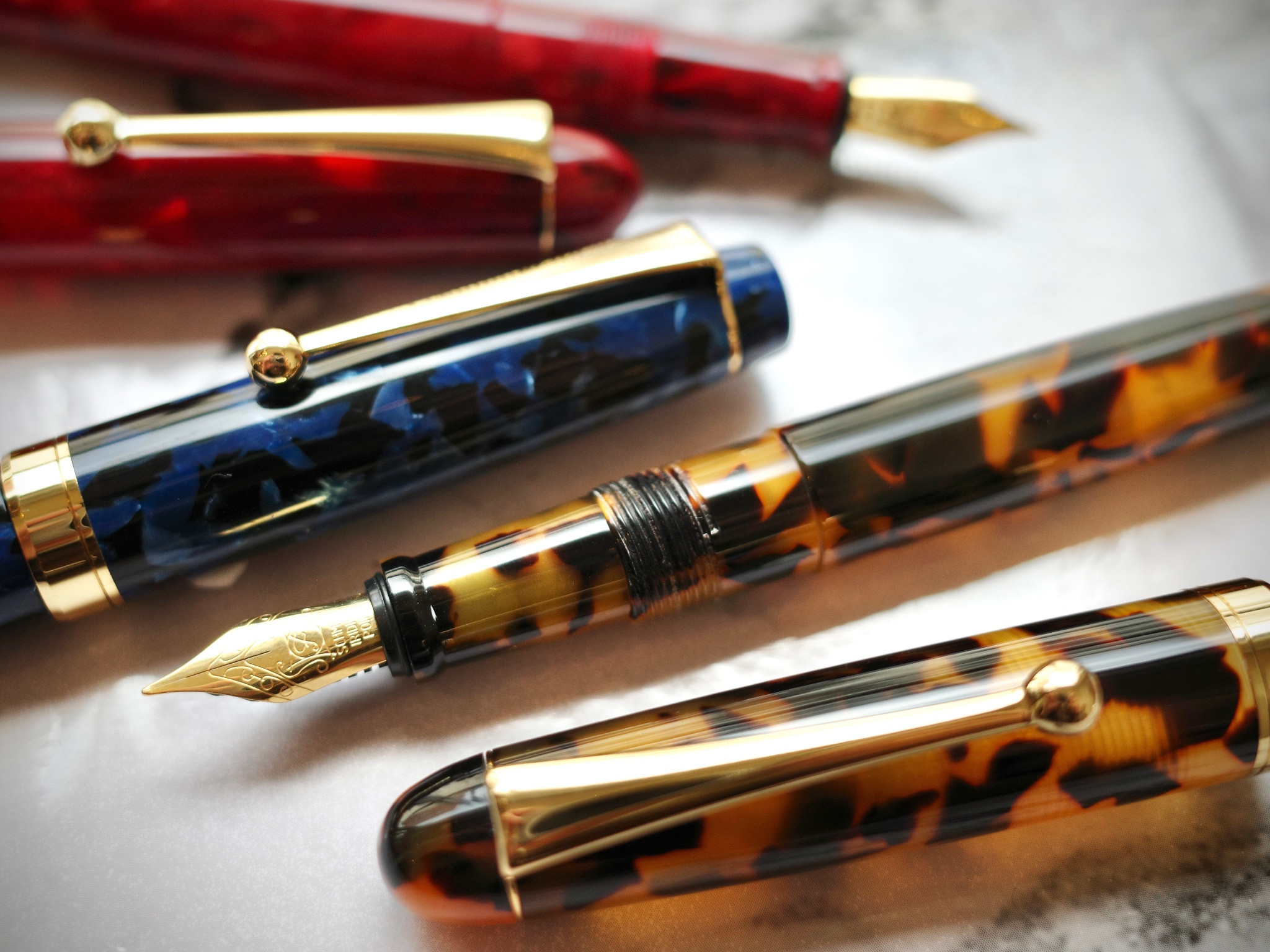 新品✨ ハンドメイド ボールペン 大西製作所 手作り 【べっ甲】 大西