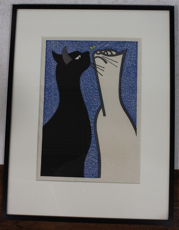 土野進 絵画 エプロンを着た女 原画 油絵 土野進 絵画 エプロンを着た