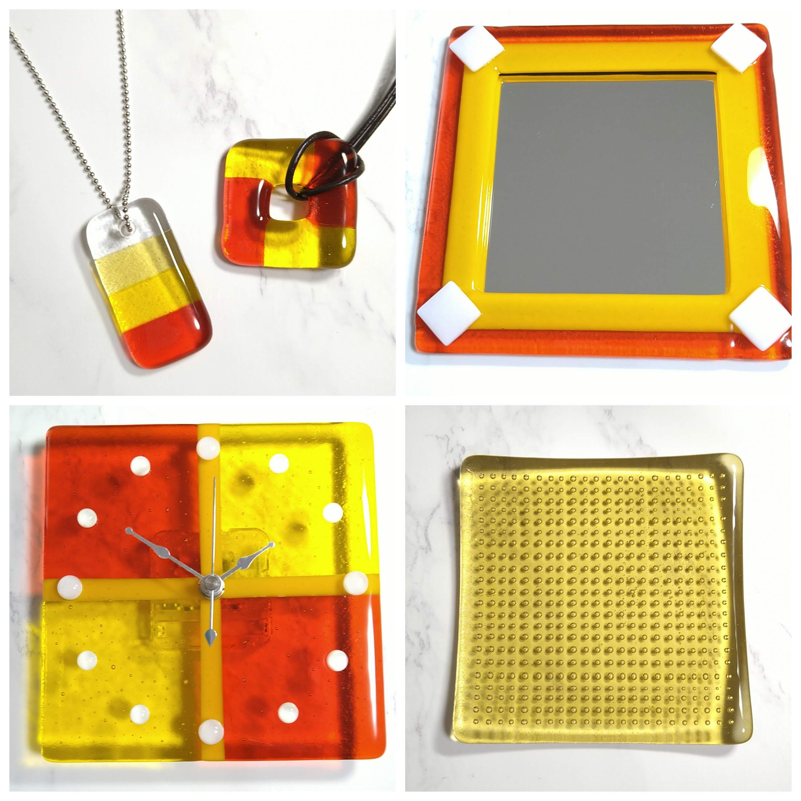 ガラス加工道具セット、型、ガラス板（フュージング等用） ガラス加工