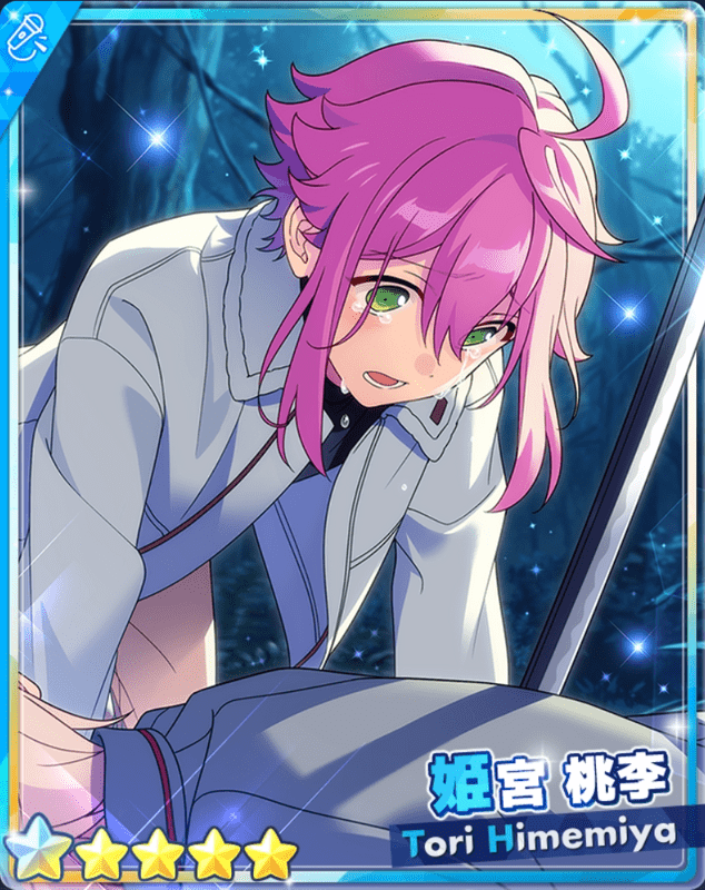 桃李 缶バッジ ホワイトブリム あんスタ あんスタ 姫宮桃李 ホワイト