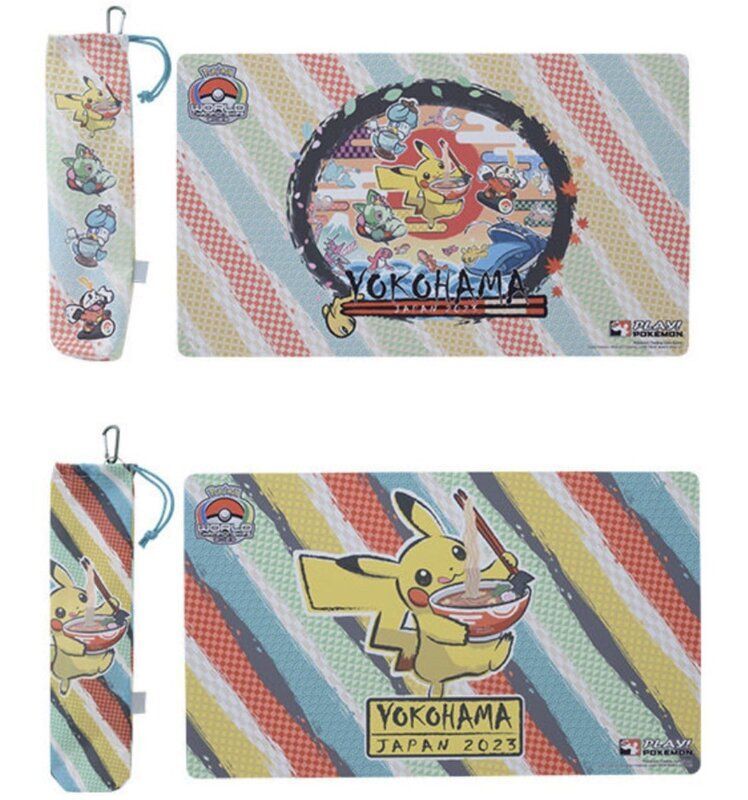 ポケモン WCS2023 横浜 プレイマット 3種 x 2 ポケモン WCS2023 横浜